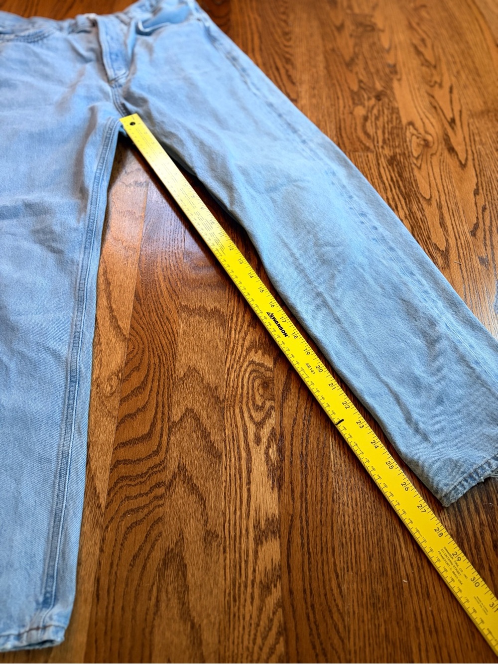 AGOLDE ’90s Mid-Rise Loose Straight-Leg Jeans | Size 28 | Light Wash - Picture 14 of 14